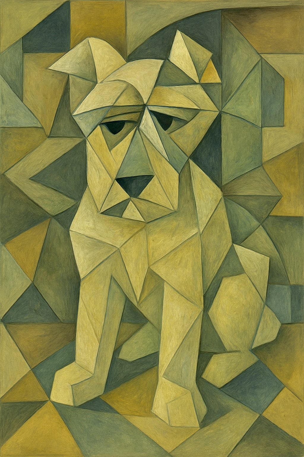 Joey painted in the style of Pablo Picasso