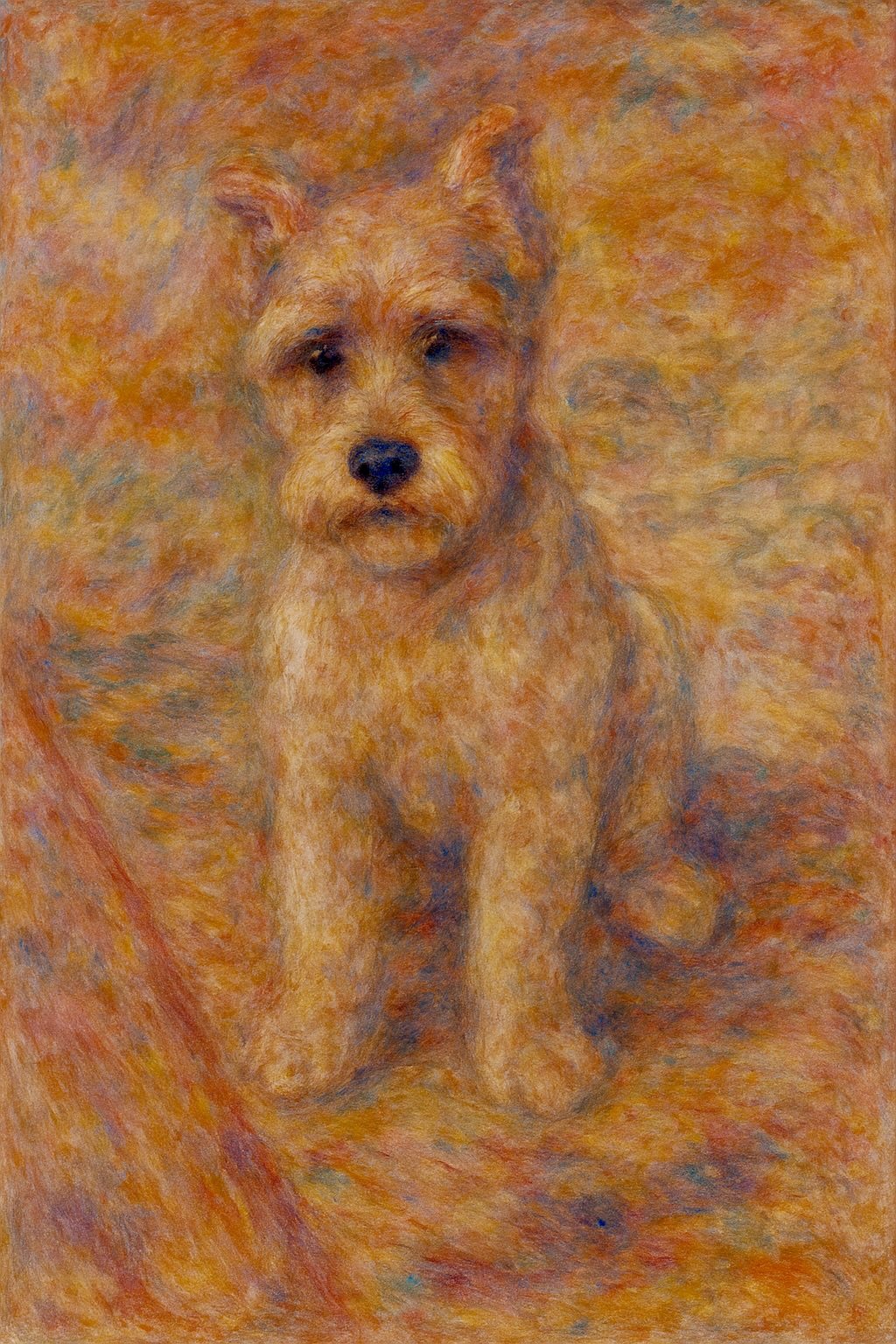 Joey painted in the style of Pierre-Auguste Renoir